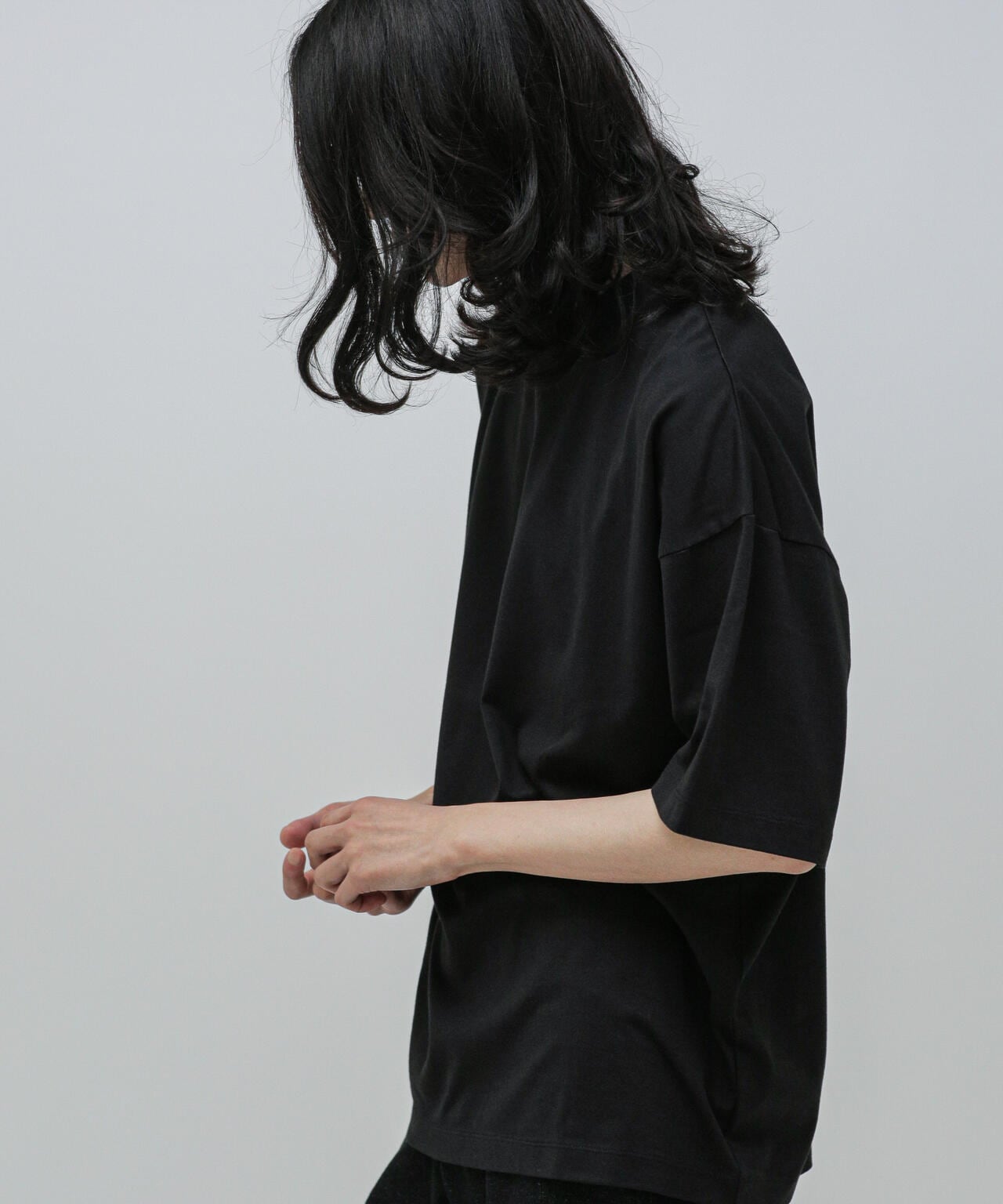 Anti Soaked 汗染み防止 クルービッグTシャツ 6683124204