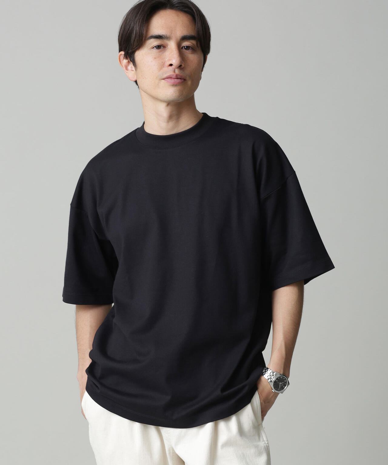 Anti Soaked 汗染み防止 クルービッグTシャツ 6683124204