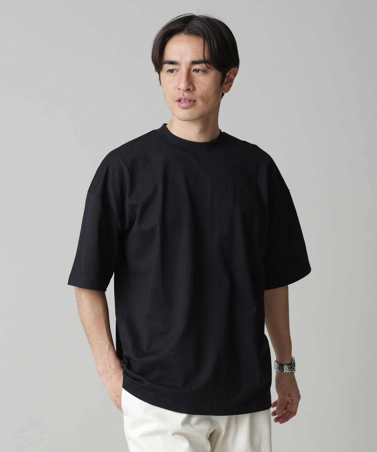 Anti Soaked 汗染み防止 クルービッグTシャツ 6683124204