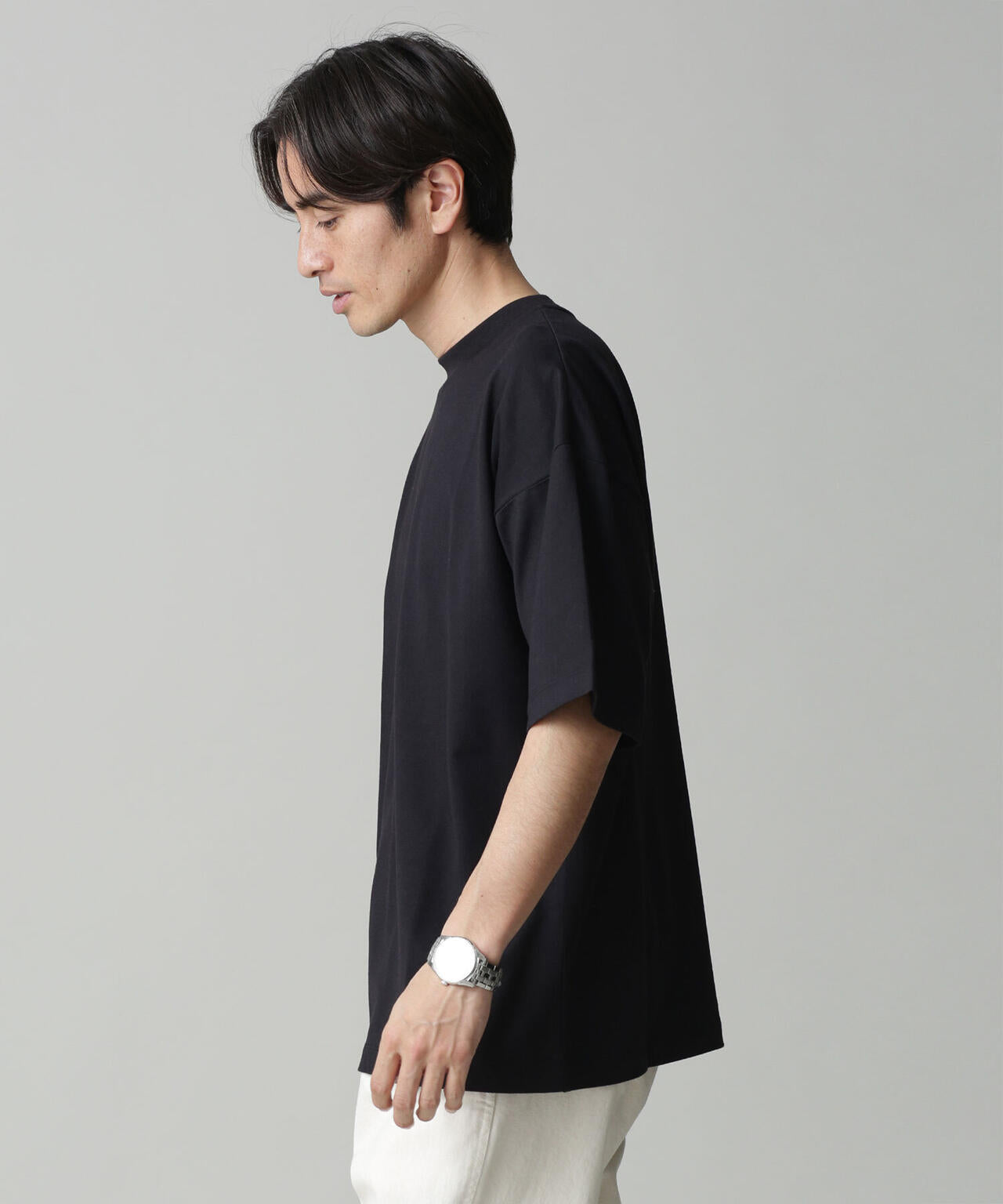 Anti Soaked 汗染み防止 クルービッグTシャツ 6683124204