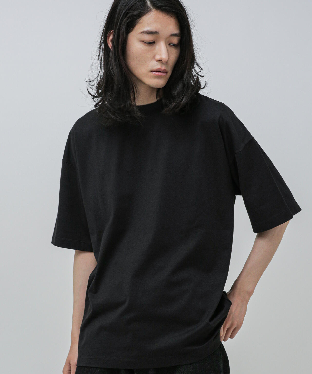 Anti Soaked 汗染み防止 クルービッグTシャツ 6683124204