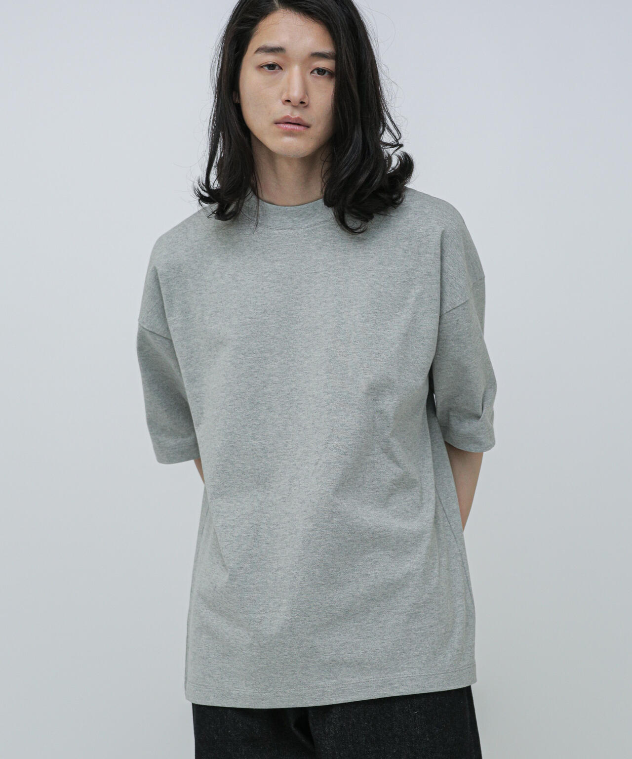 Anti Soaked 汗染み防止 クルービッグTシャツ 6683124204