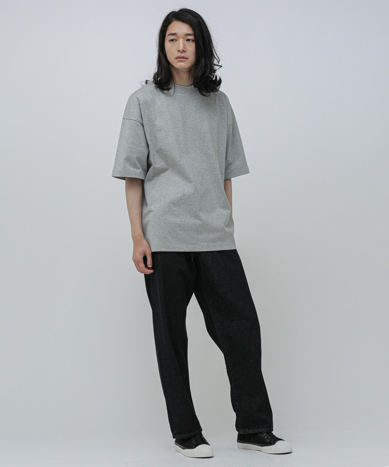 Anti Soaked 汗染み防止 クルービッグTシャツ 6683124204