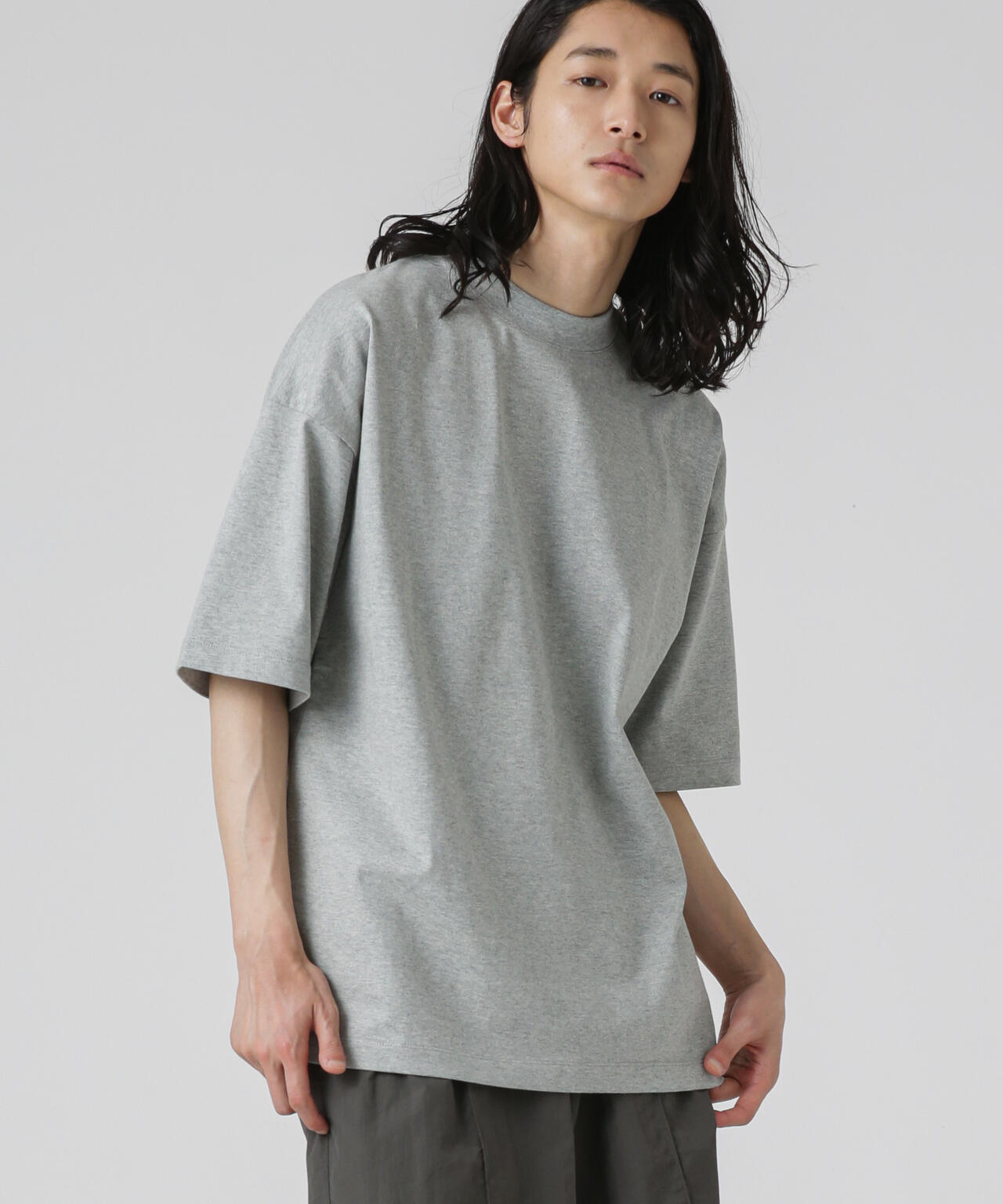 Anti Soaked 汗染み防止 クルービッグTシャツ 6683124204