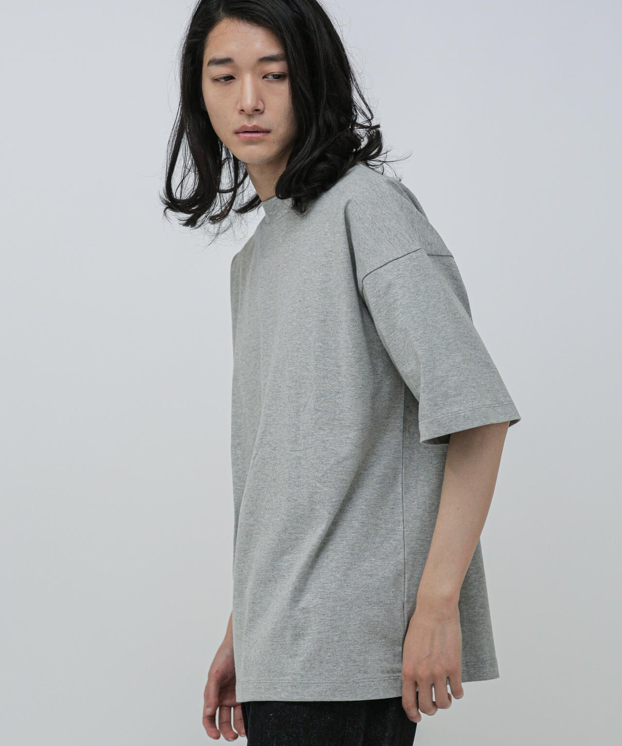 Anti Soaked 汗染み防止 クルービッグTシャツ 6683124204