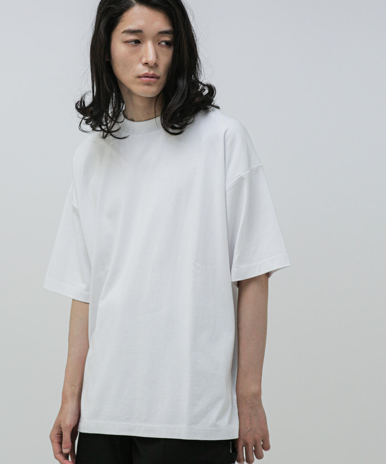 Anti Soaked 汗染み防止 クルービッグTシャツ 6683124204