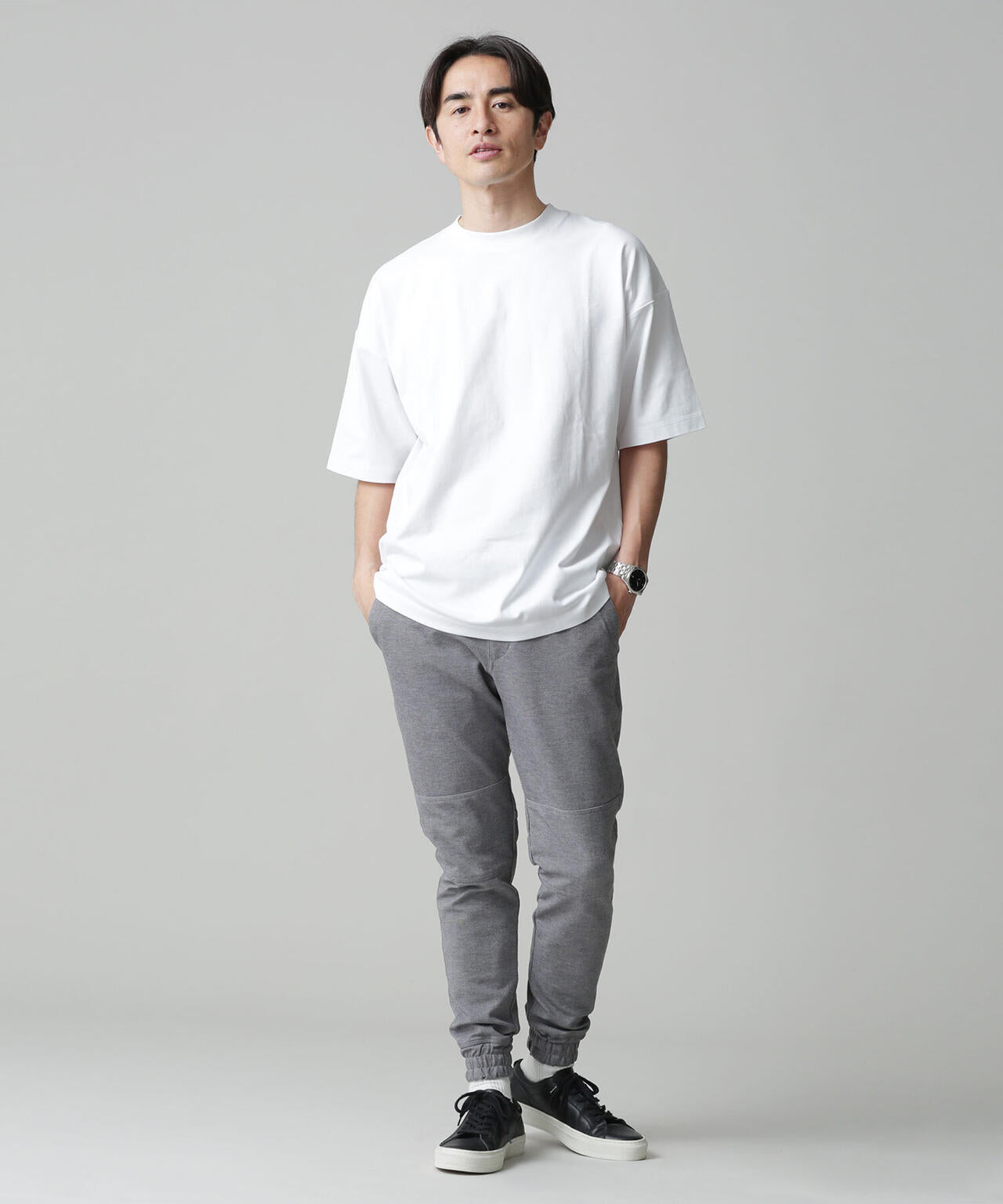 Anti Soaked 汗染み防止 クルービッグTシャツ 6683124204