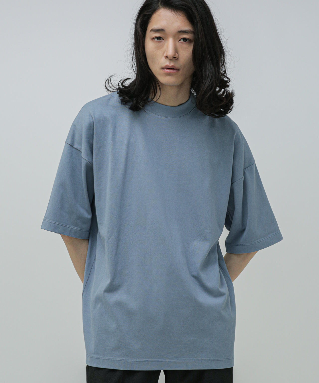 Anti Soaked 汗染み防止 クルービッグTシャツ 6683124204