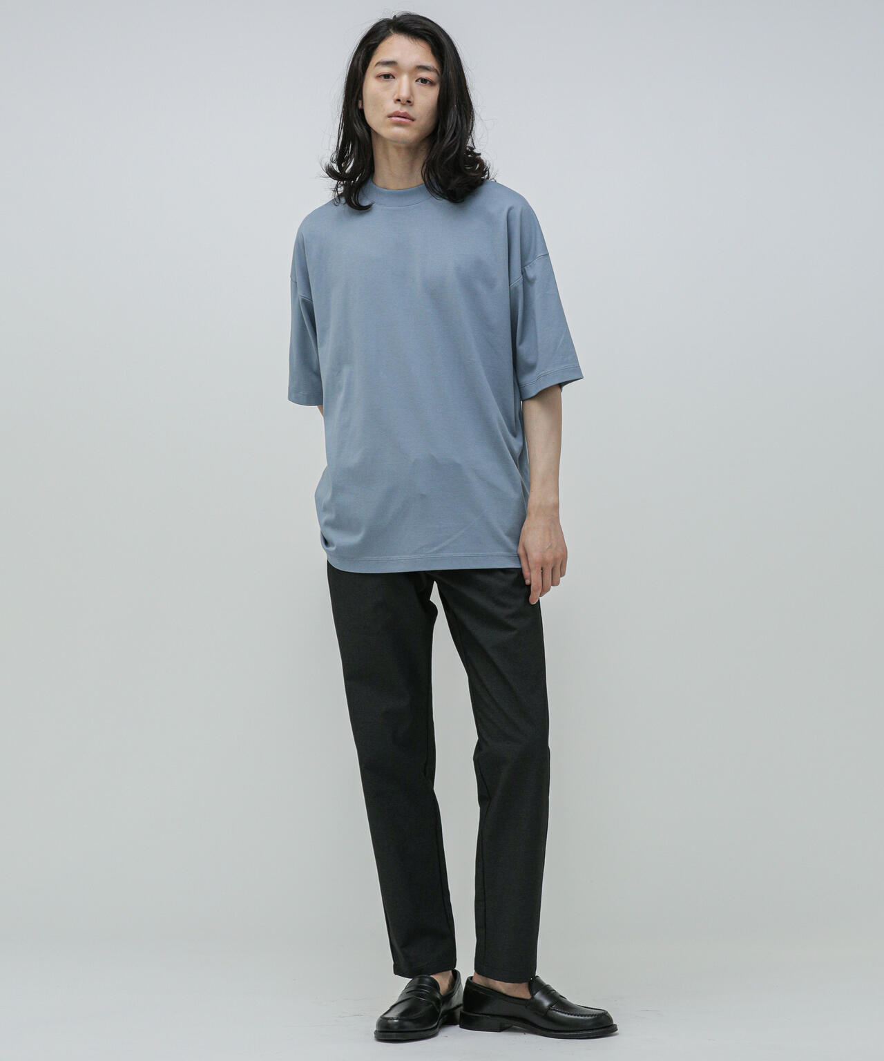 Anti Soaked 汗染み防止 クルービッグTシャツ 6683124204