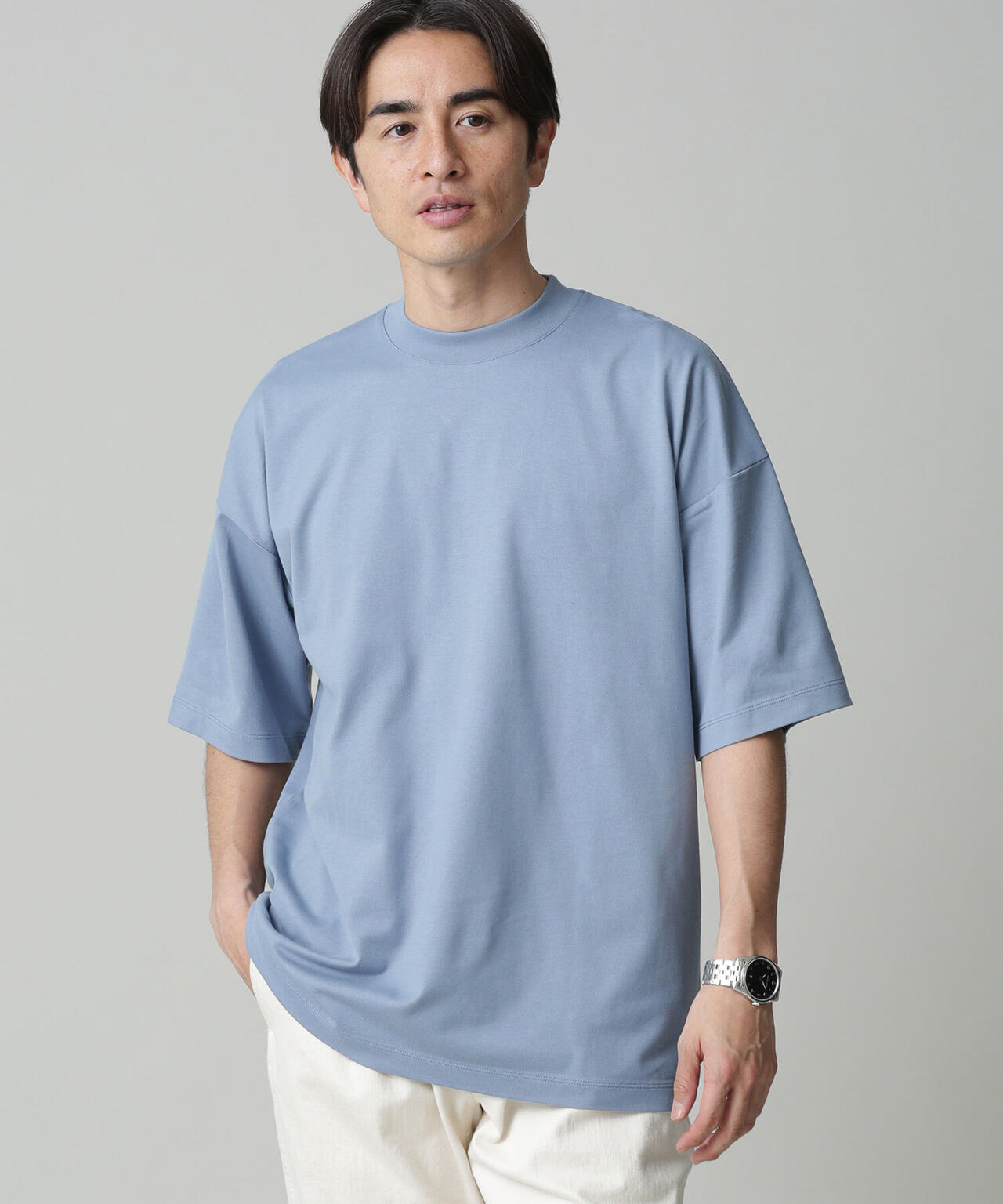 Anti Soaked 汗染み防止 クルービッグTシャツ 6683124204