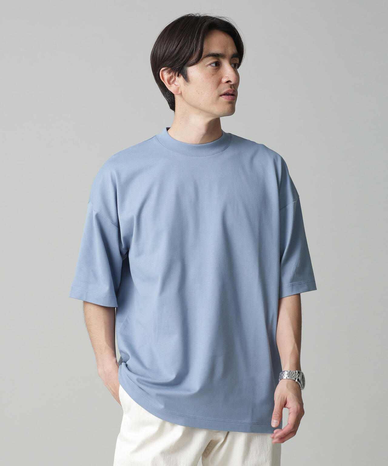 Anti Soaked 汗染み防止 クルービッグTシャツ 6683124204