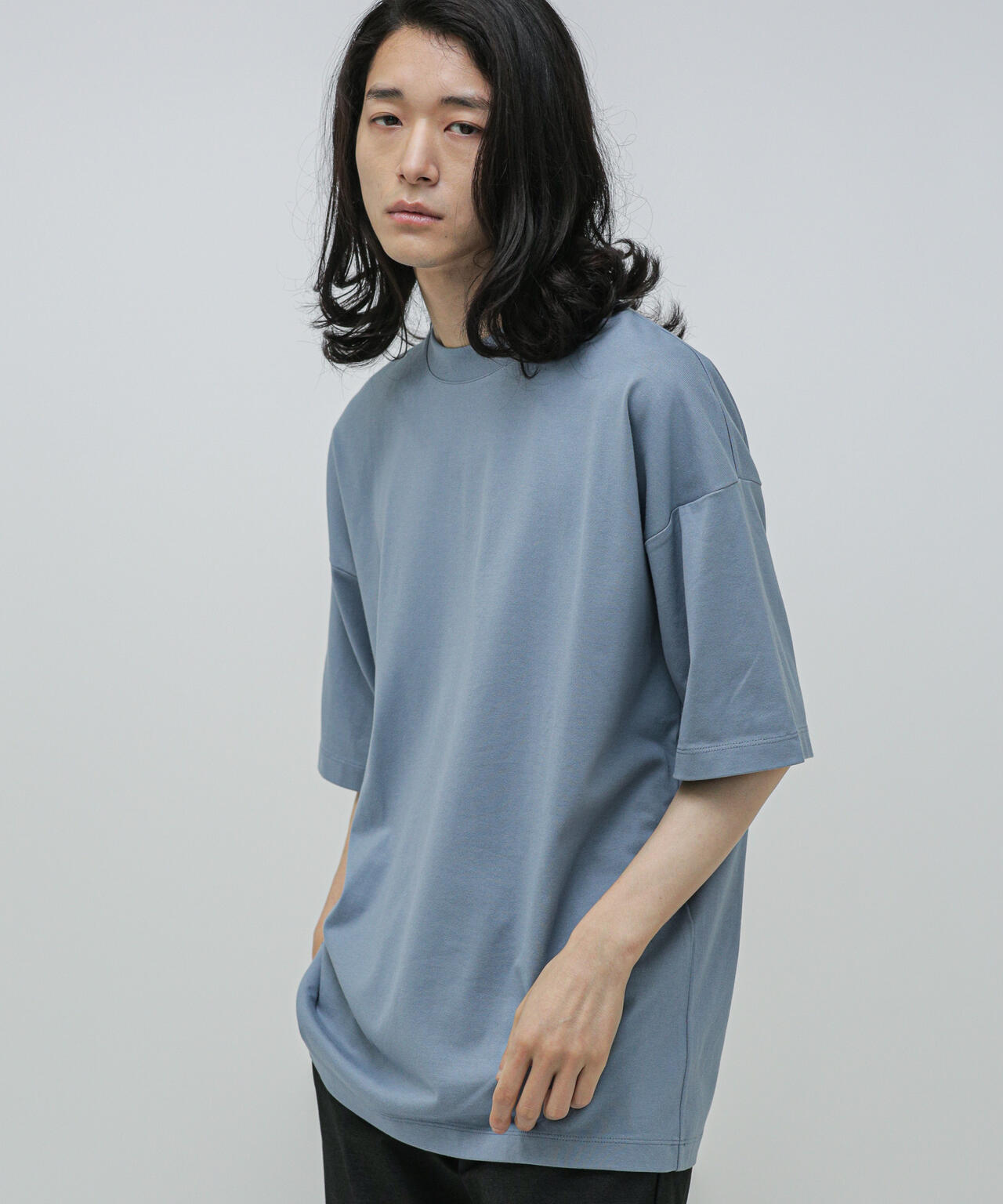Anti Soaked 汗染み防止 クルービッグTシャツ 6683124204