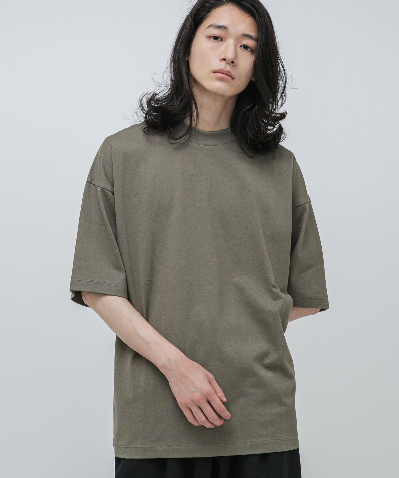 Anti Soaked 汗染み防止 クルービッグTシャツ 6683124204