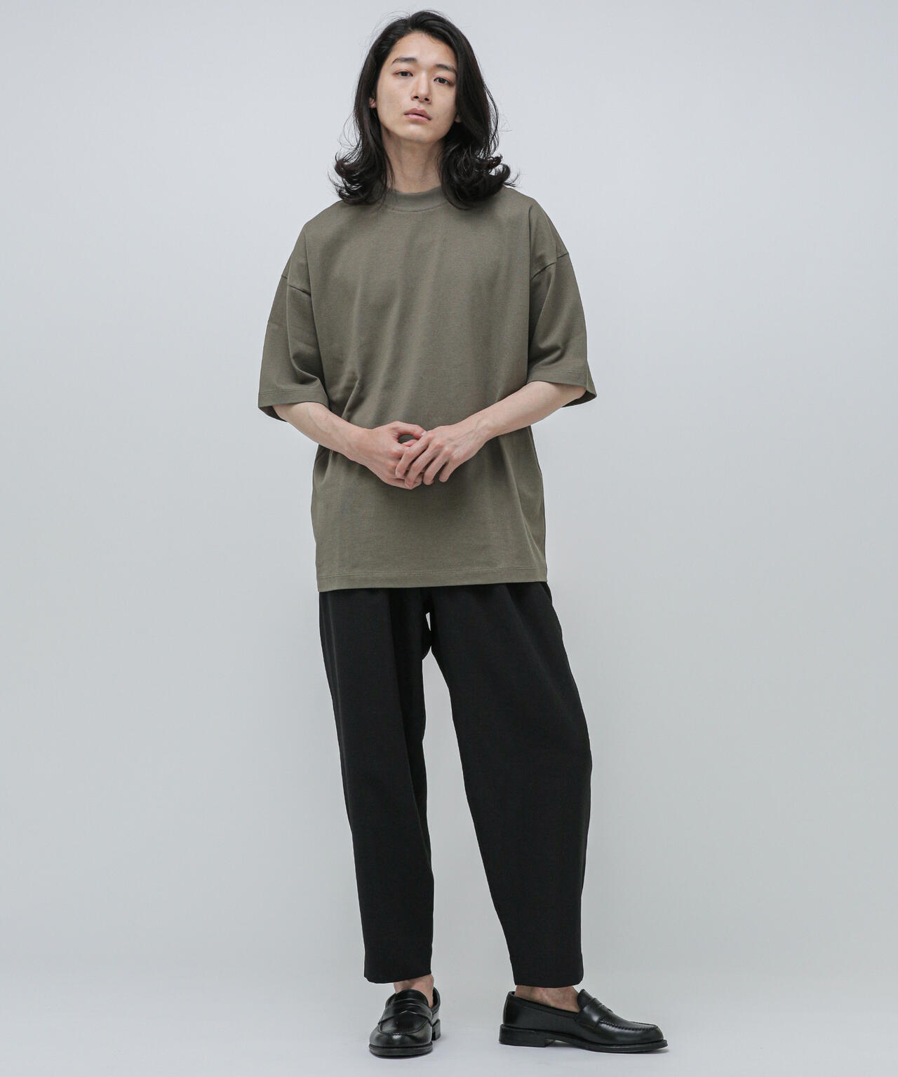 Anti Soaked 汗染み防止 クルービッグTシャツ 6683124204