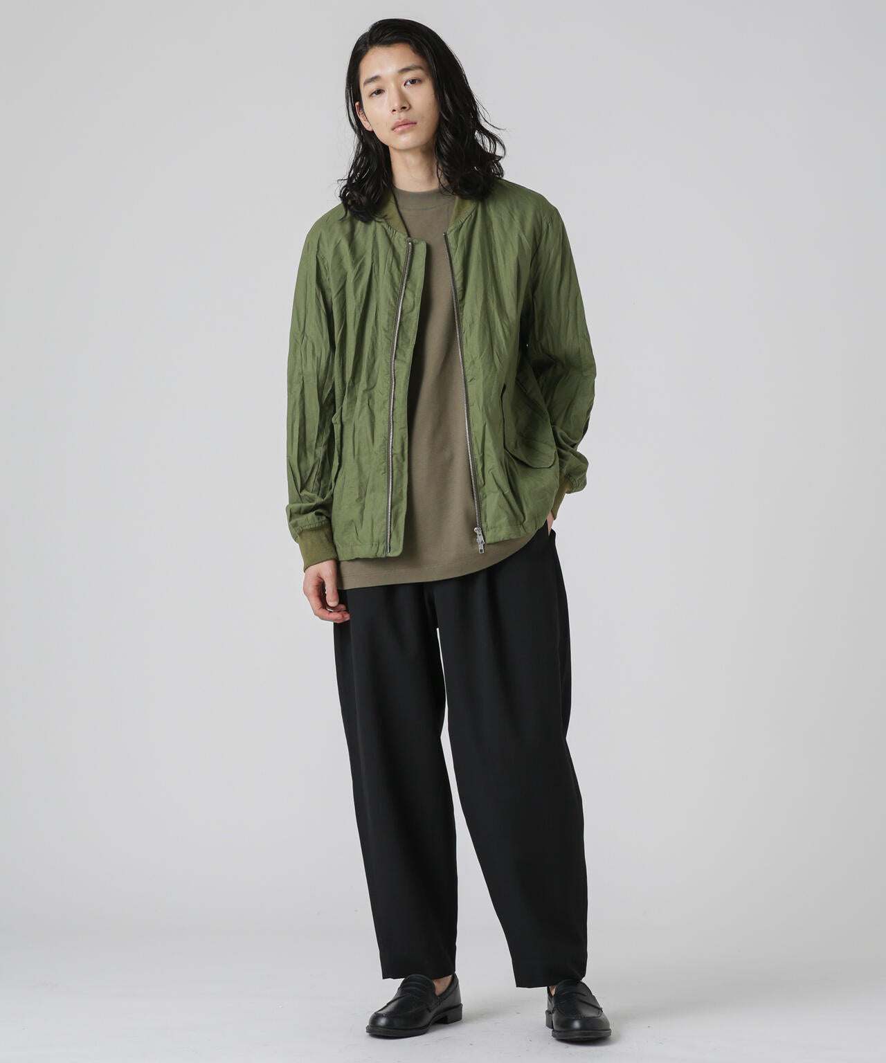 Anti Soaked 汗染み防止 クルービッグTシャツ 6683124204