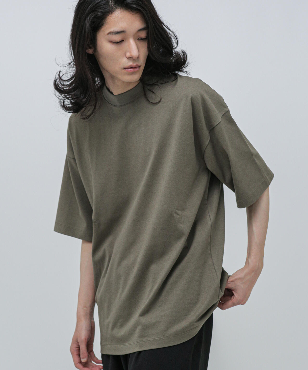 Anti Soaked 汗染み防止 クルービッグTシャツ 6683124204