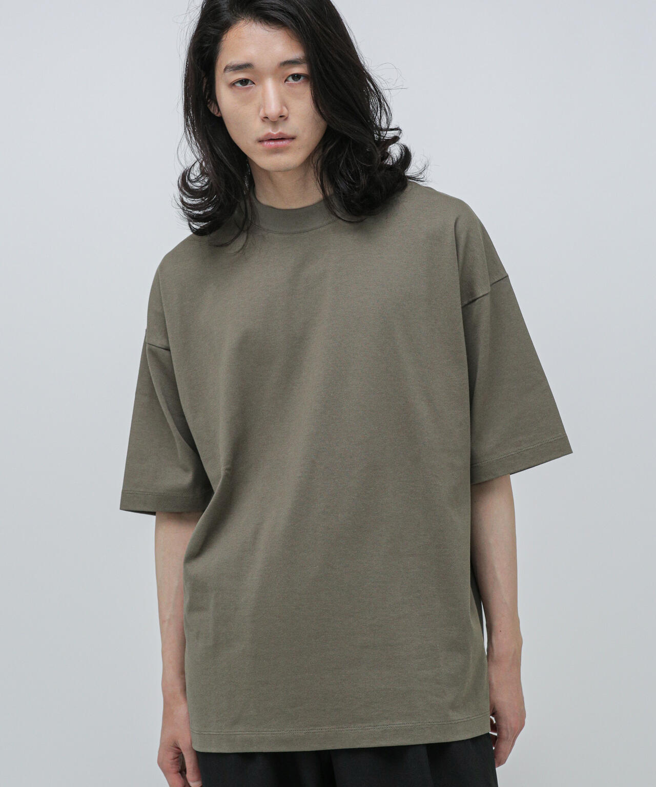 Anti Soaked 汗染み防止 クルービッグTシャツ 6683124204