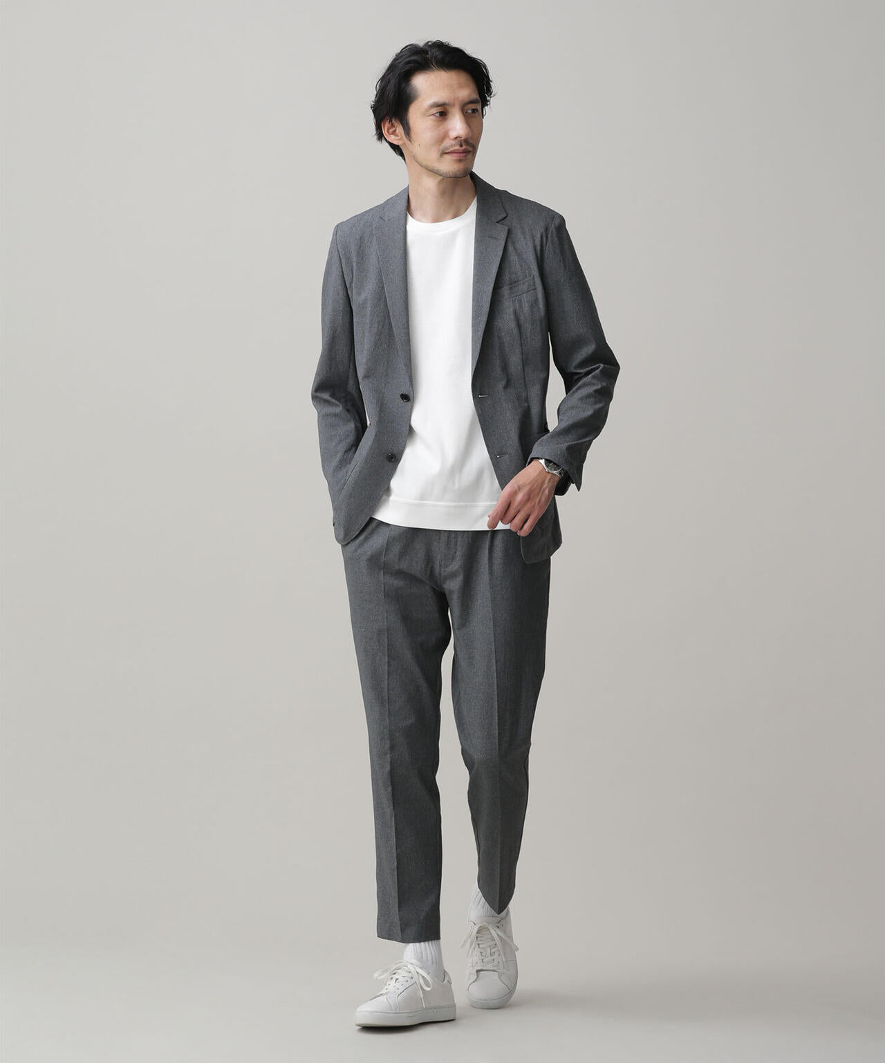 LB.03/「FORMAL JERSEY」クルーネックカットソー半袖 6683124215