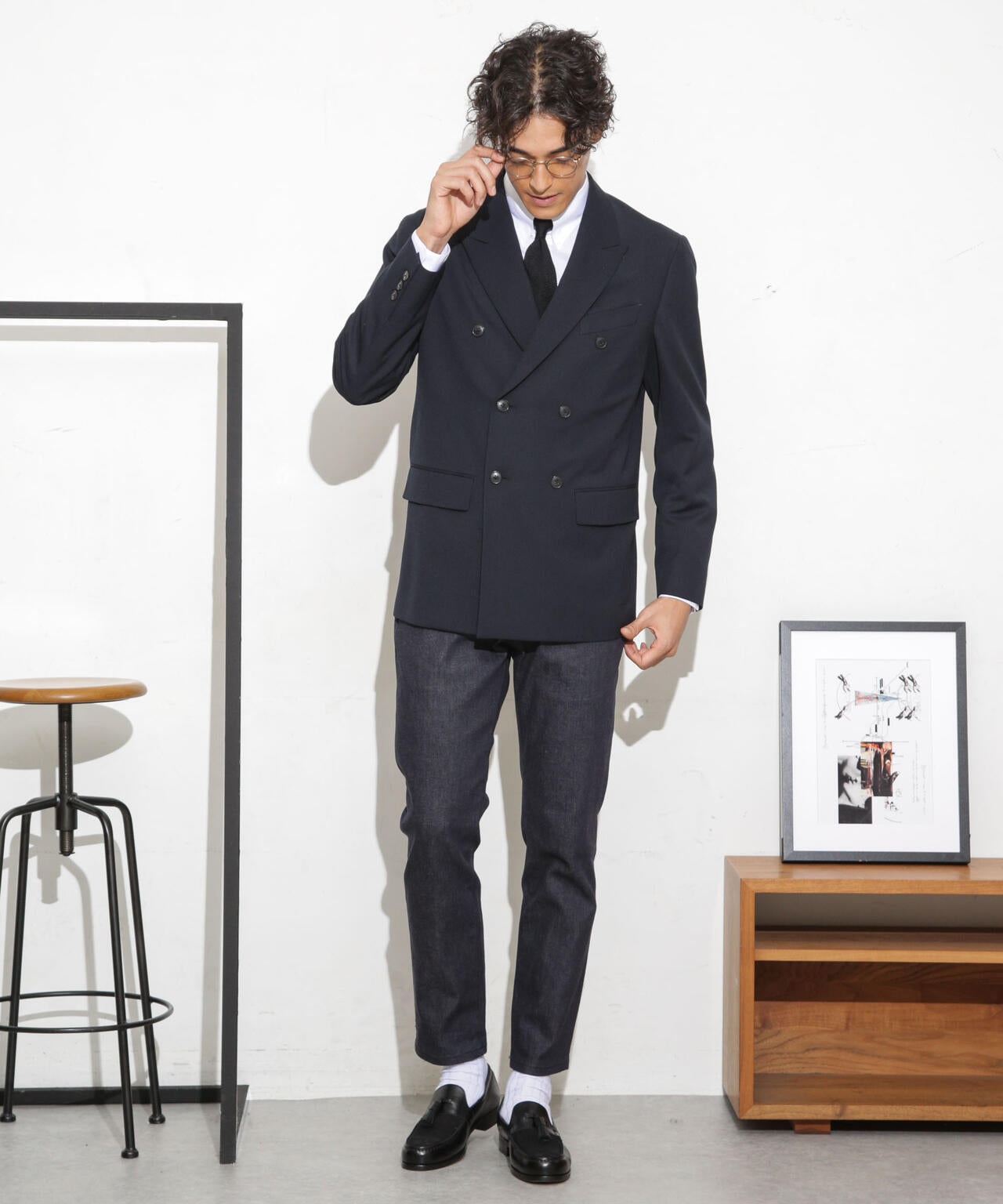 LB.03/「ESSENTIAL LINE」ノンフェイドスキニースラックス 6683127226