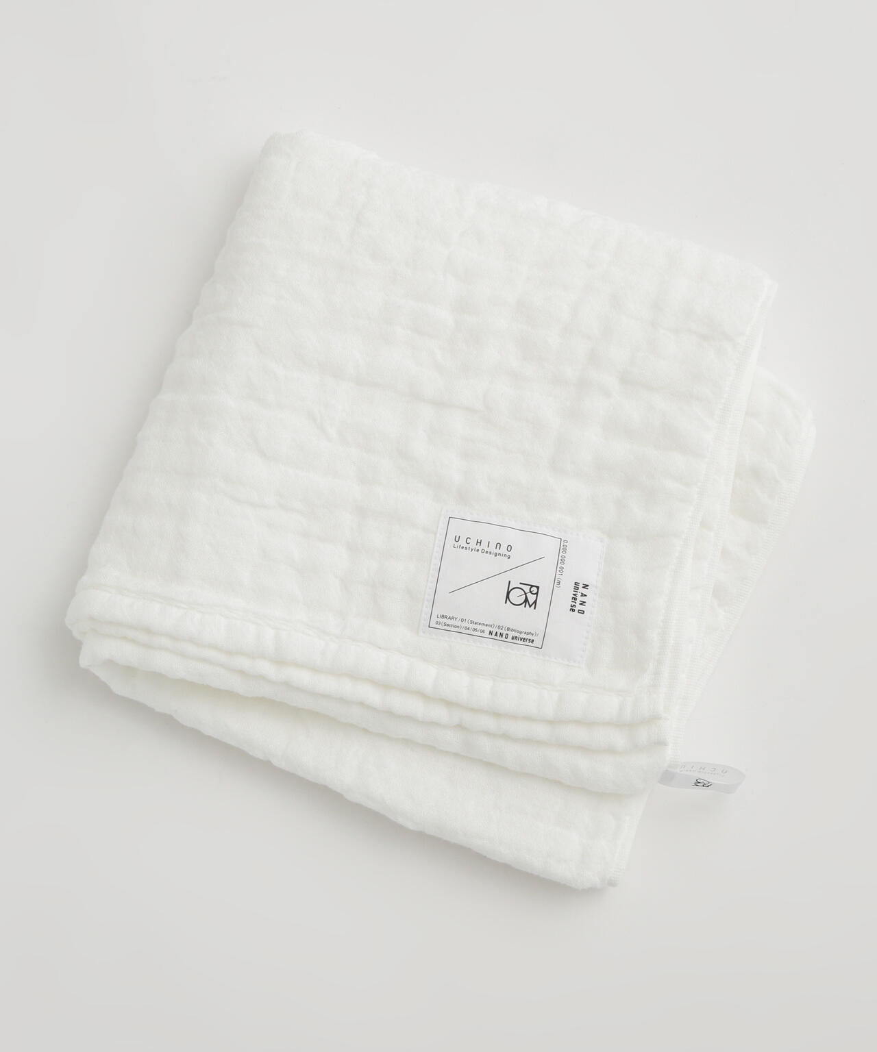 LB.03/「UCHINO×NANOuniverse」マシュマロワッフルガーゼバスタオル 6683158202