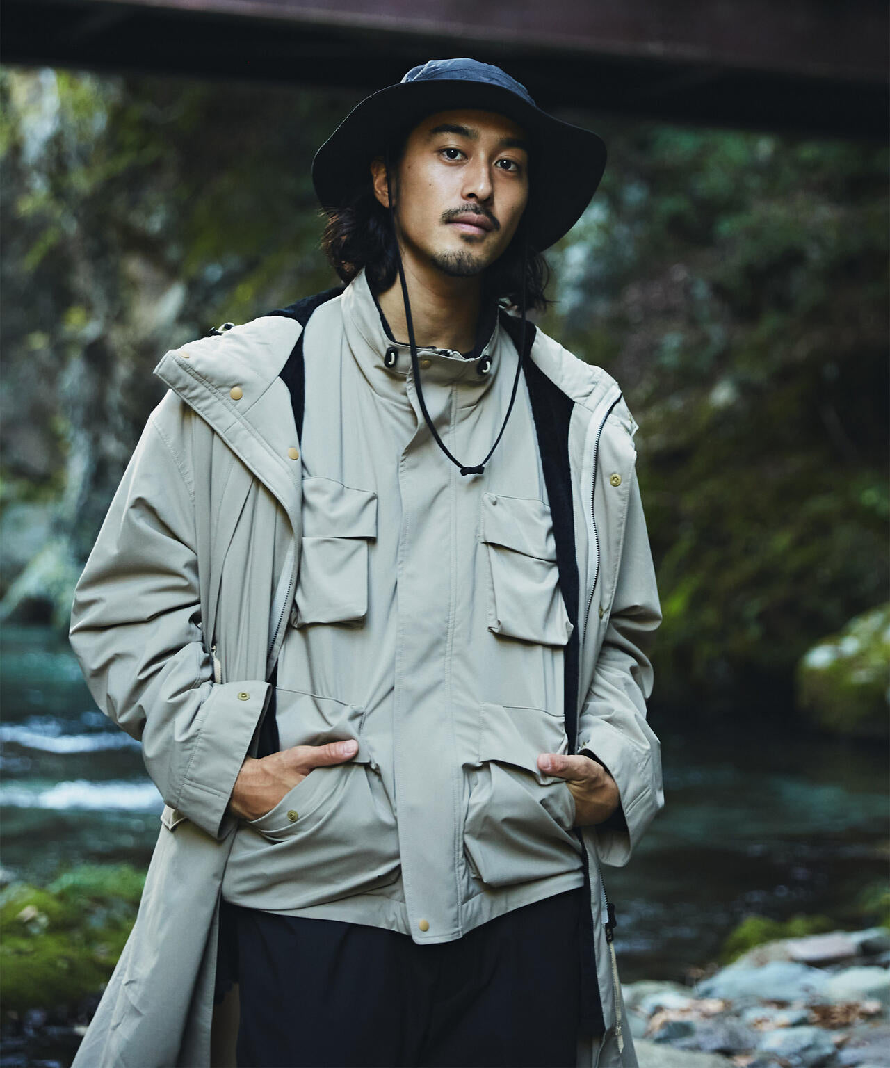 「Octa(R) CPCP(R)」ウォータープルーフ ライトフーディーコート 6683211207