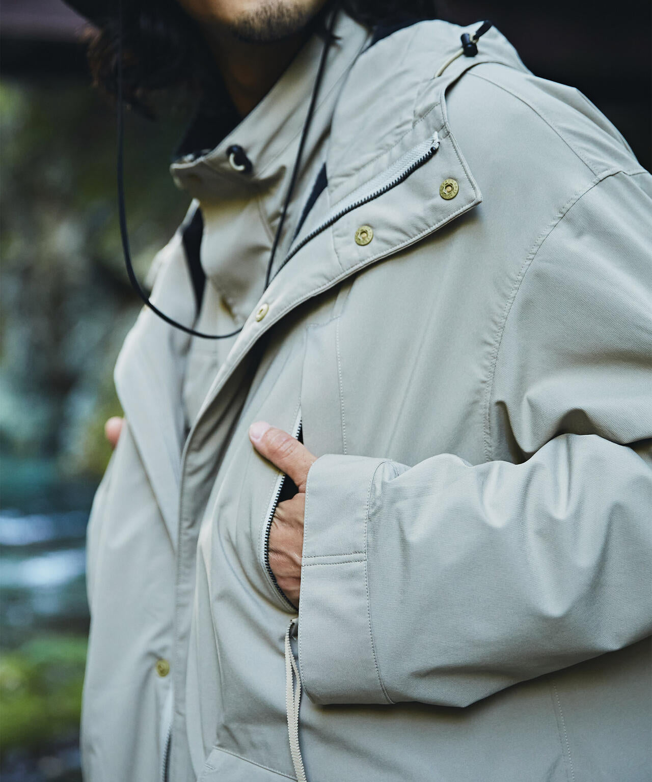 「Octa(R) CPCP(R)」ウォータープルーフ ライトフーディーコート 6683211207