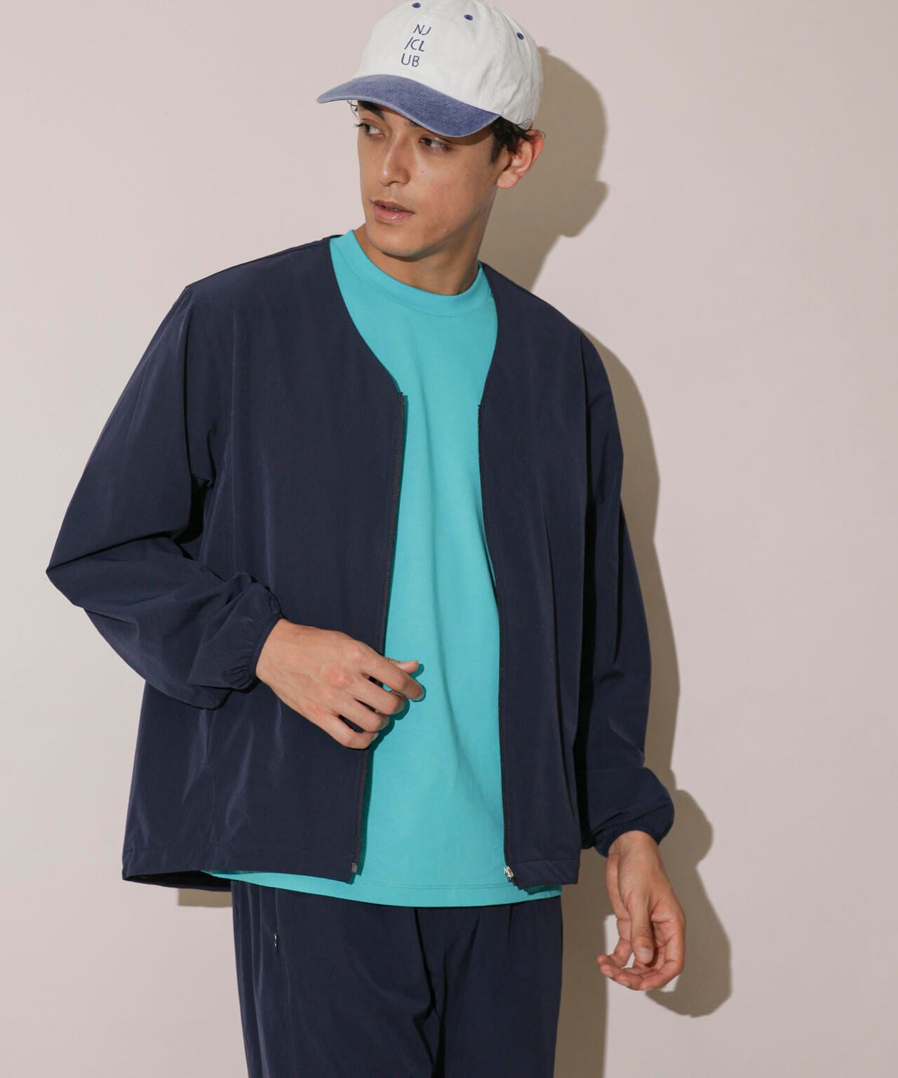「NJ/CLUB」PARKSTOCK コンフォータブルストレッチジャケット 6683212201