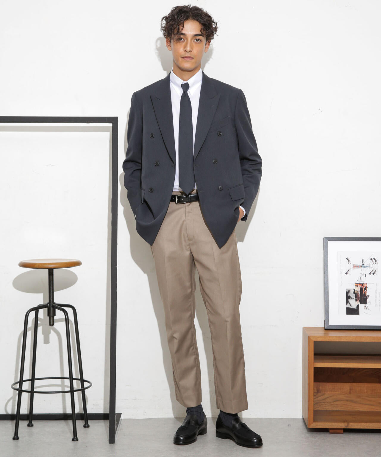 「ESSENTIAL LINE」TWソリッドダブルジャケット 6683217201