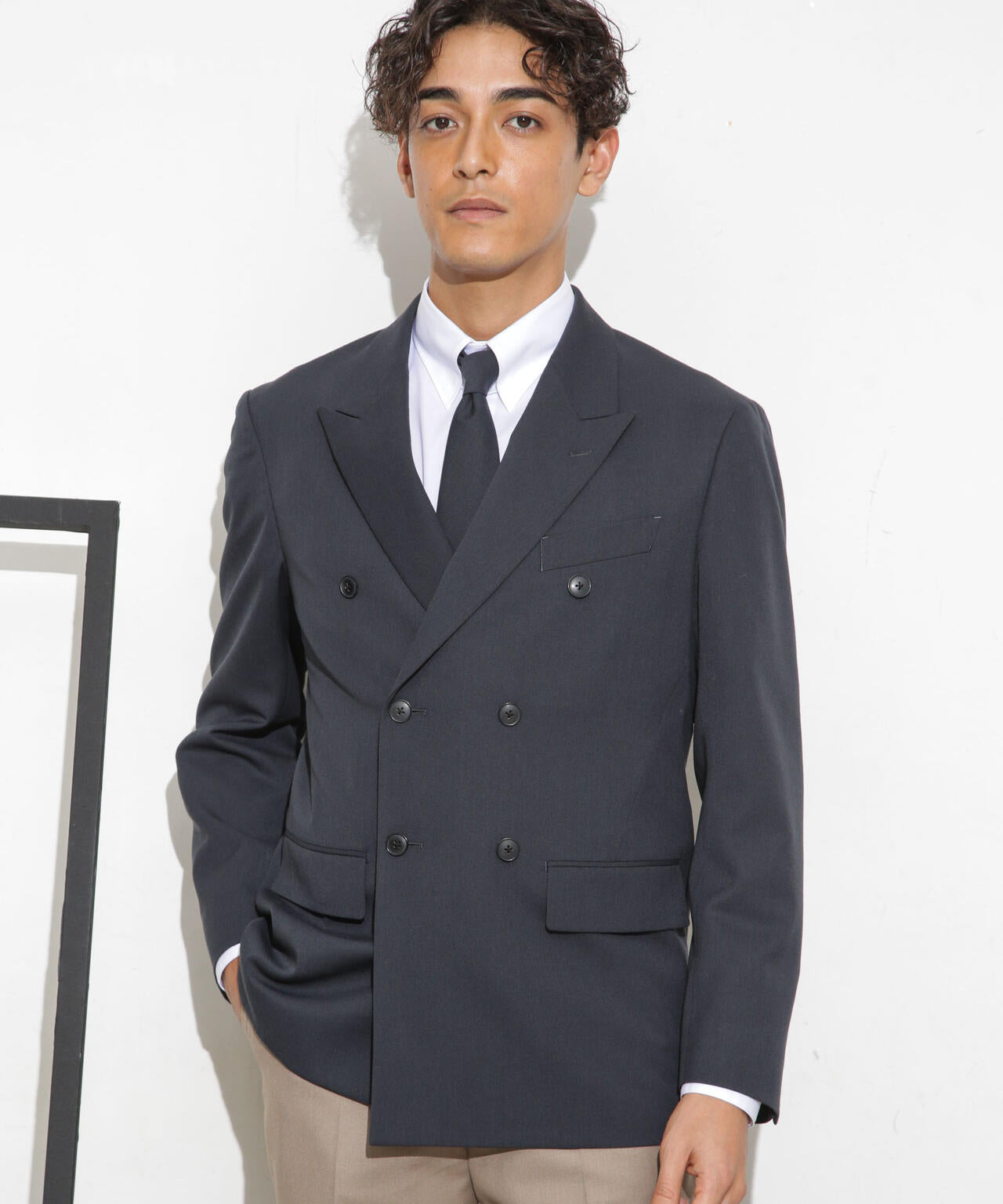 「ESSENTIAL LINE」TWソリッドダブルジャケット 6683217201