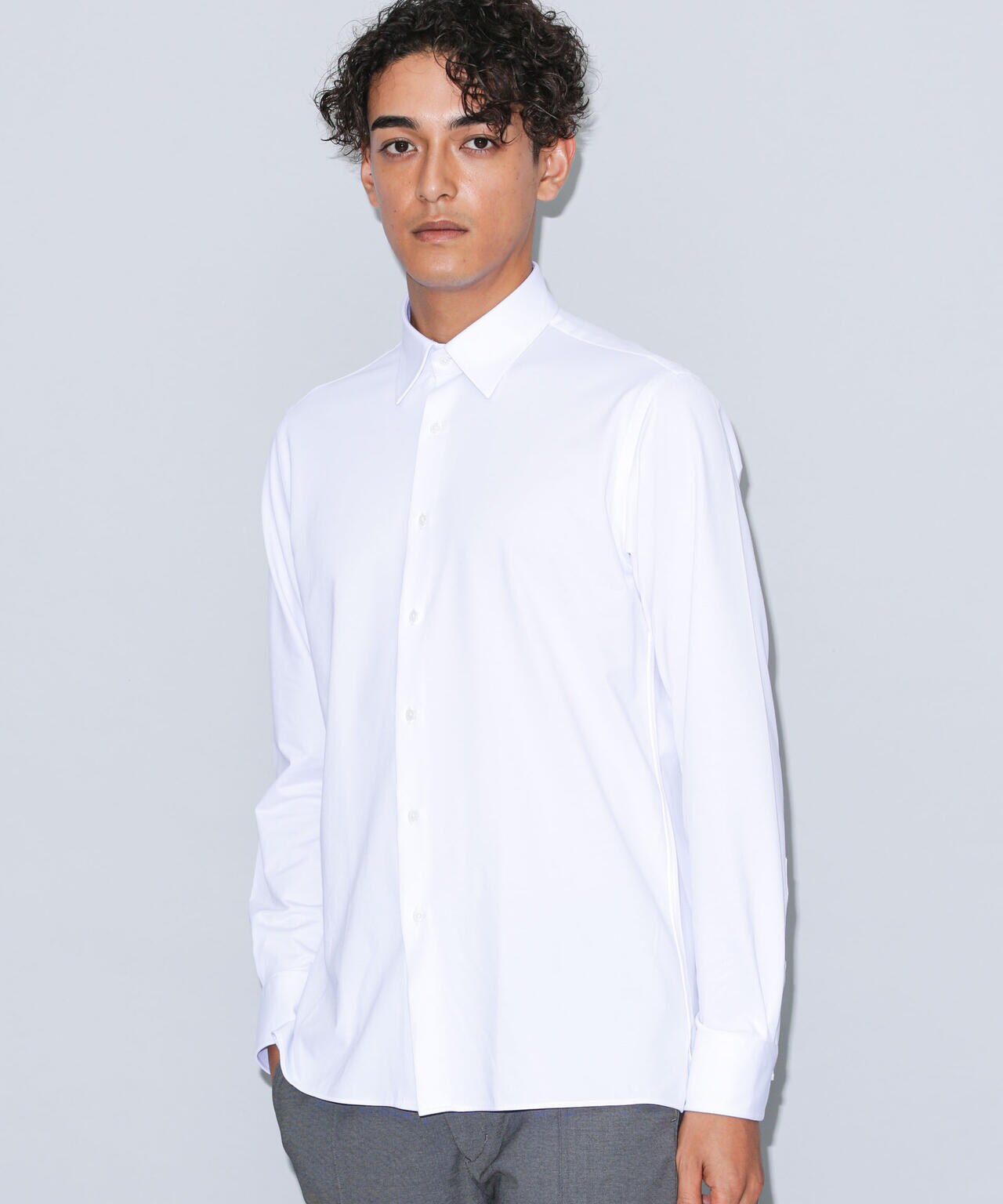 レギュラーカラードレスシャツ 6683220219