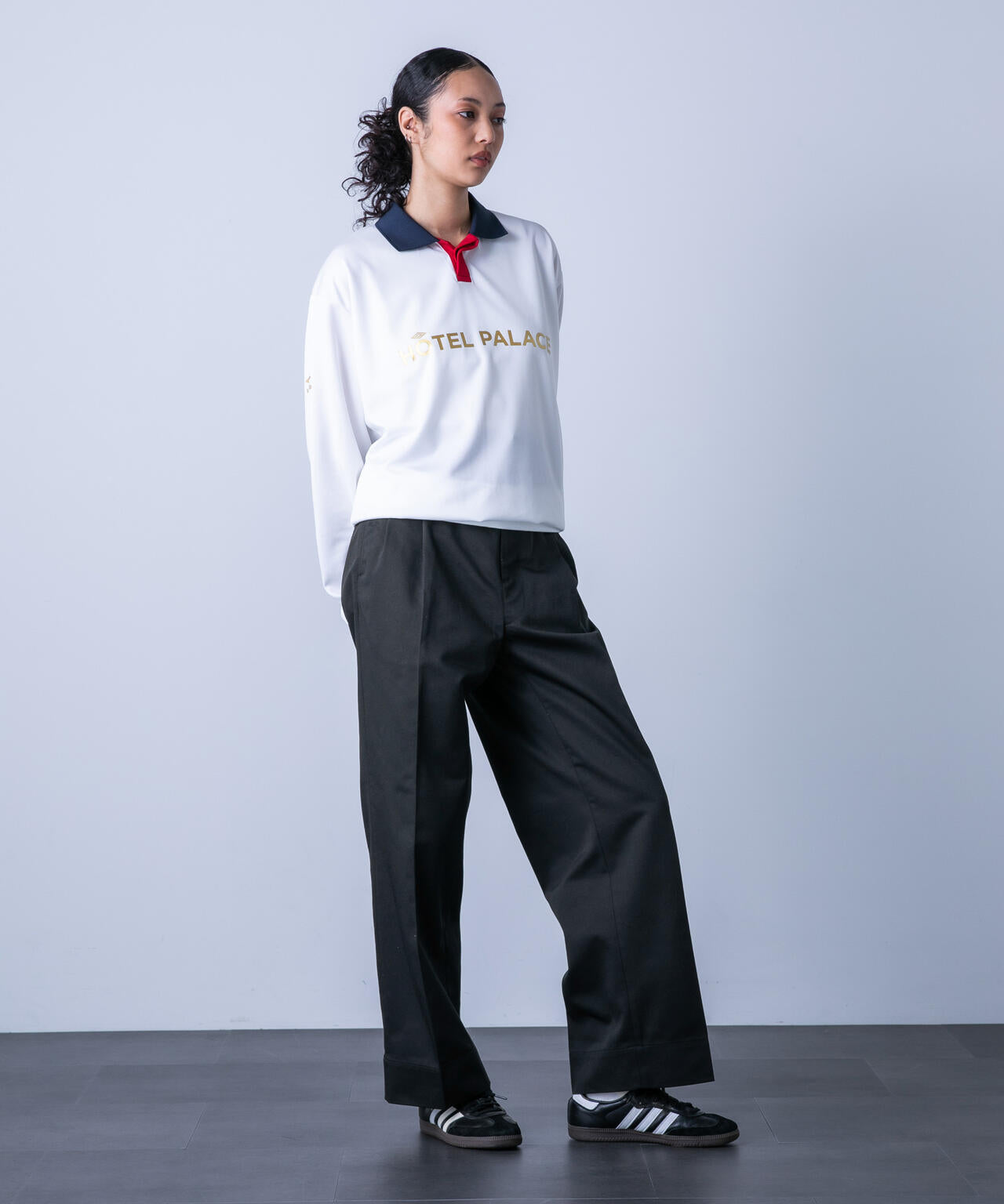 「HOTEL PALACE(オテル パラス)」ディッキーズ別注2タックワイドパンツ 6683227225