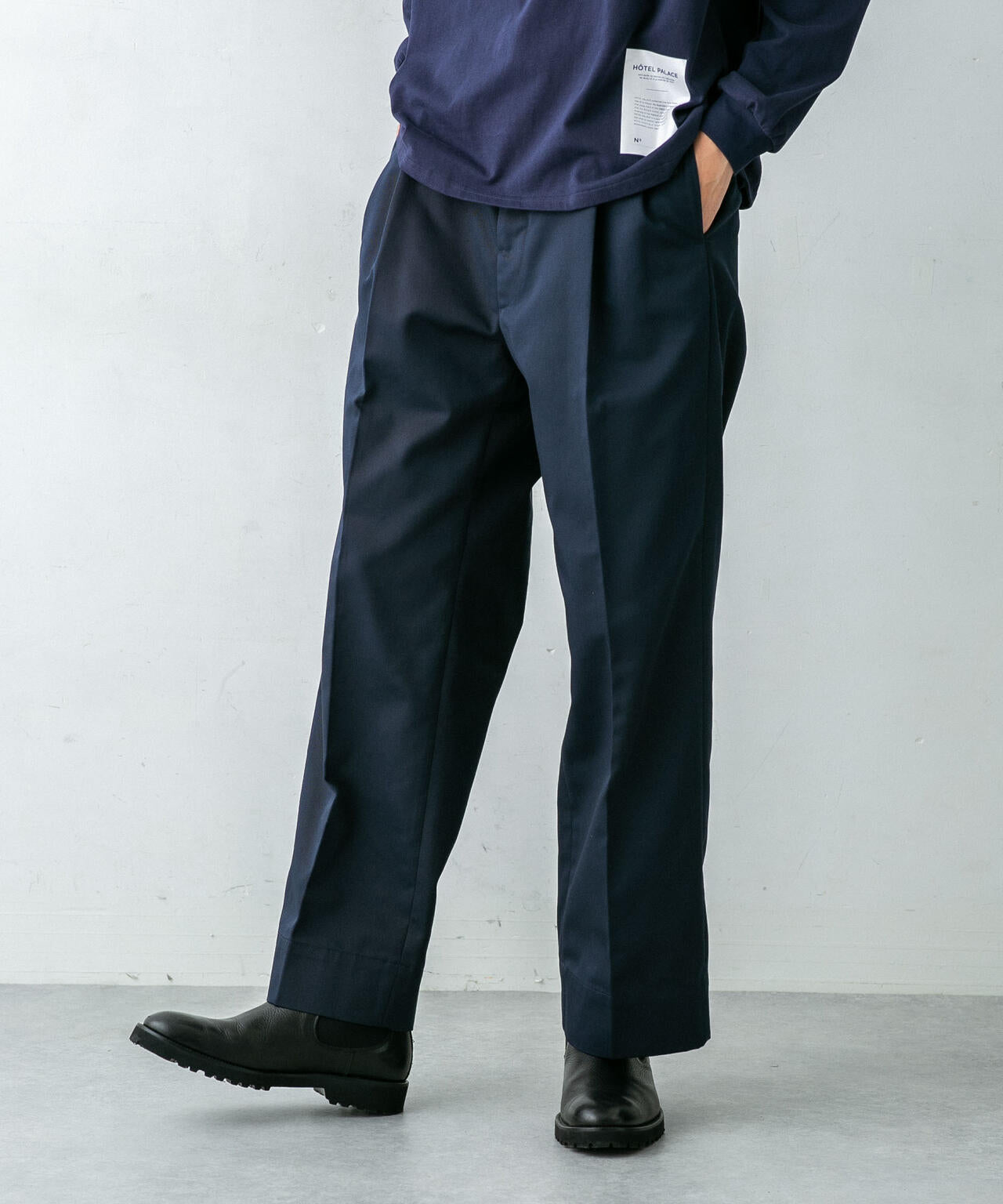 「HOTEL PALACE(オテル パラス)」ディッキーズ別注2タックワイドパンツ 6683227225