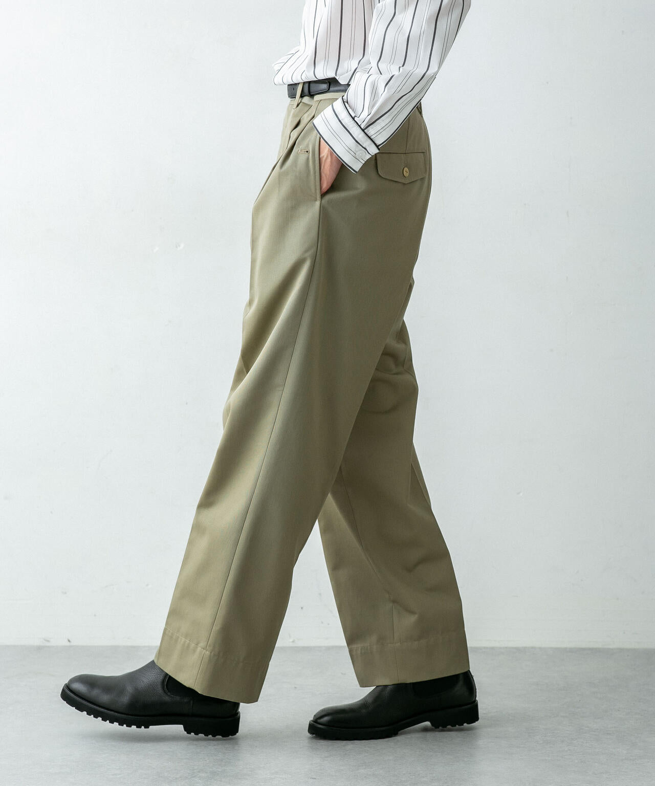 「HOTEL PALACE(オテル パラス)」ディッキーズ別注2タックワイドパンツ 6683227225