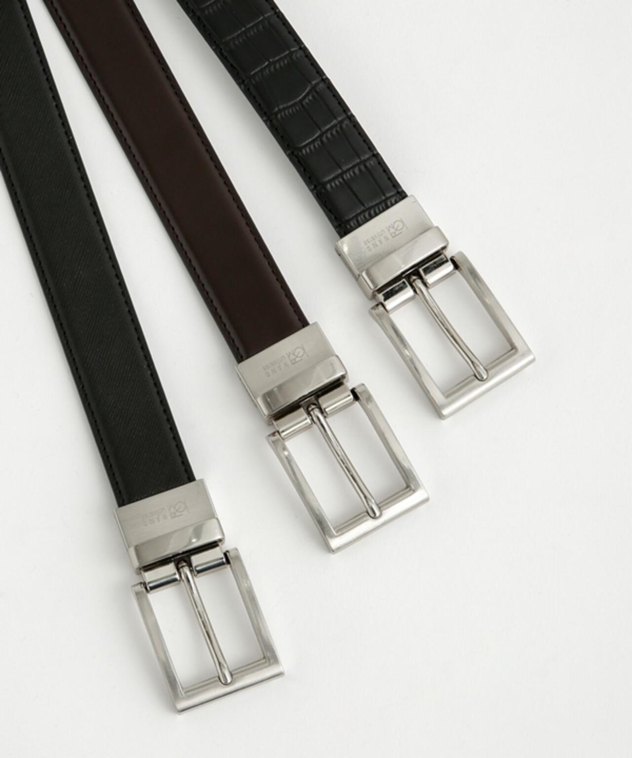 レザーリバーシブルベルト 6683250201