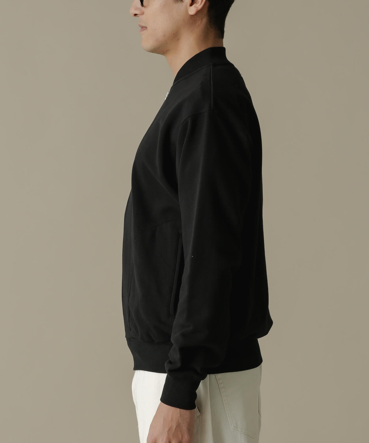 「NJ/CLUB」HOMESTOCK SORONA裏毛リブブルゾン(セットアップ可) 6684112211