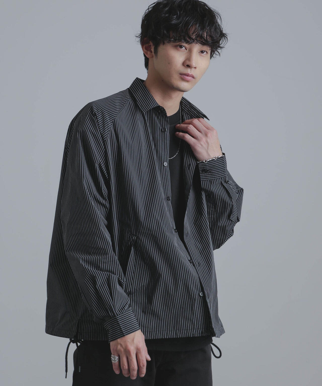 COACH ダークグレー ピーコート Sサイズ