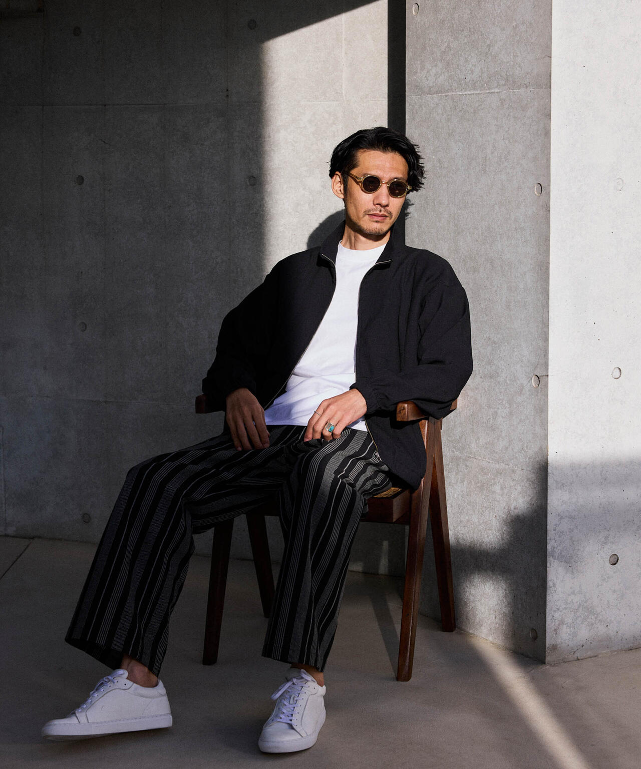 プリーツライクスタンドカラーブルゾン 6684112224