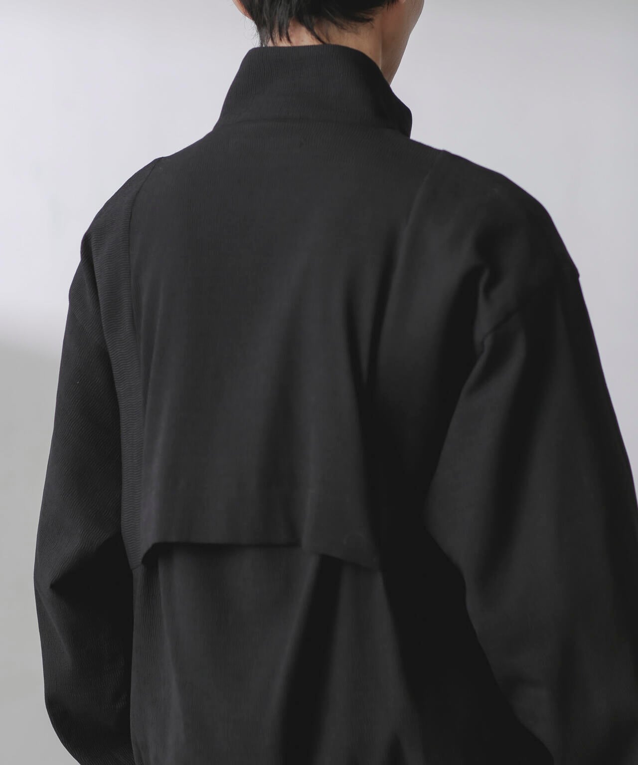 プリーツライクスタンドカラーブルゾン 6684112224