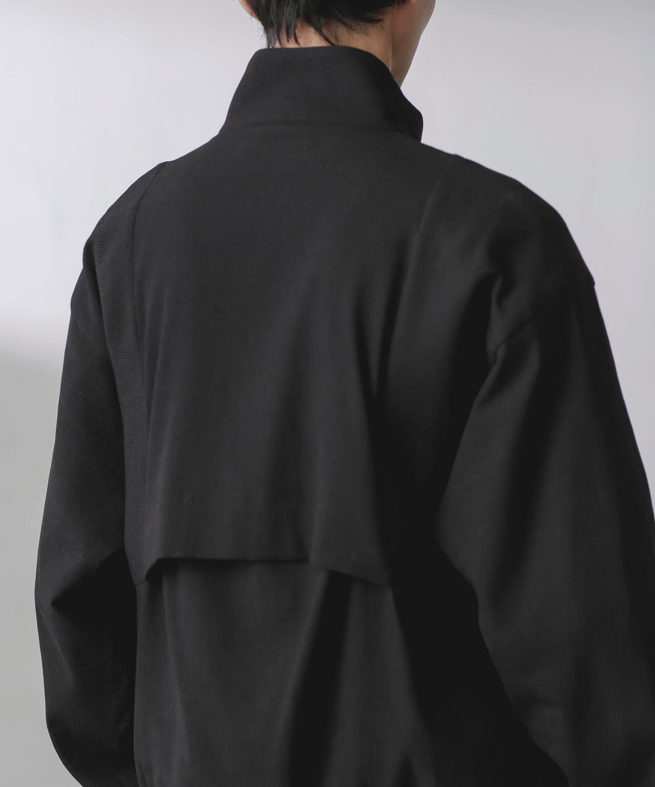 プリーツライクスタンドカラーブルゾン 6684112224