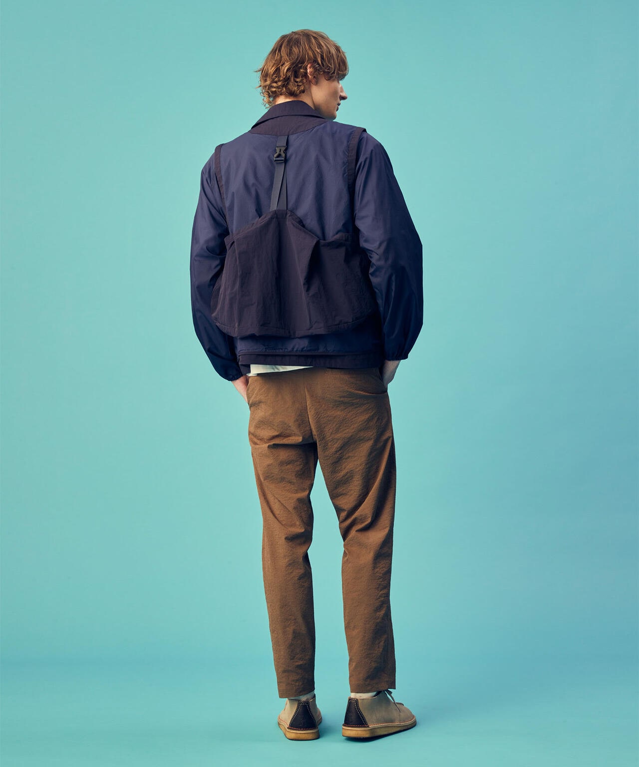 「GriffinHartland」別注合繊切替ZIPブルゾン 6684112227