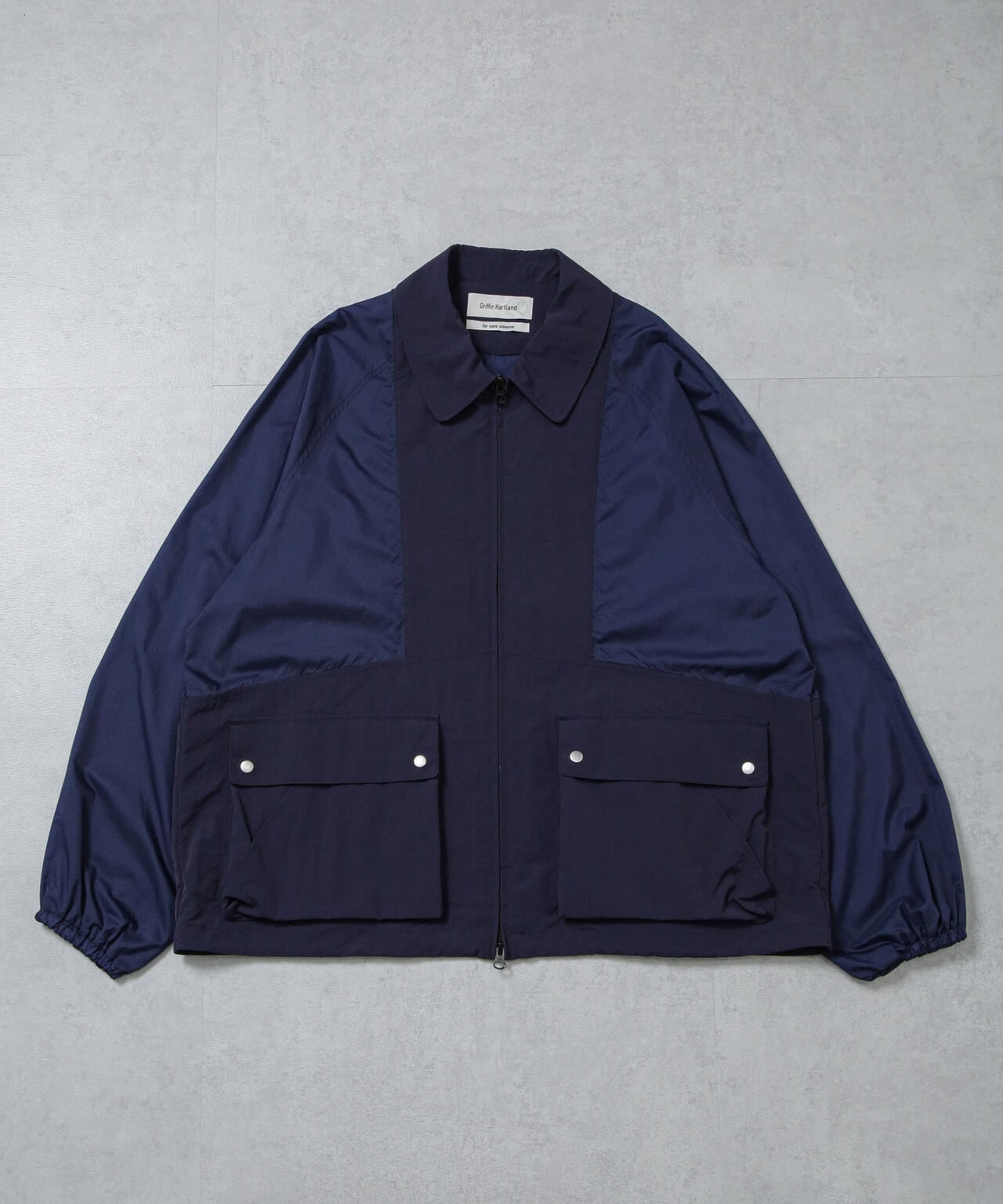 「GriffinHartland」別注合繊切替ZIPブルゾン 6684112227