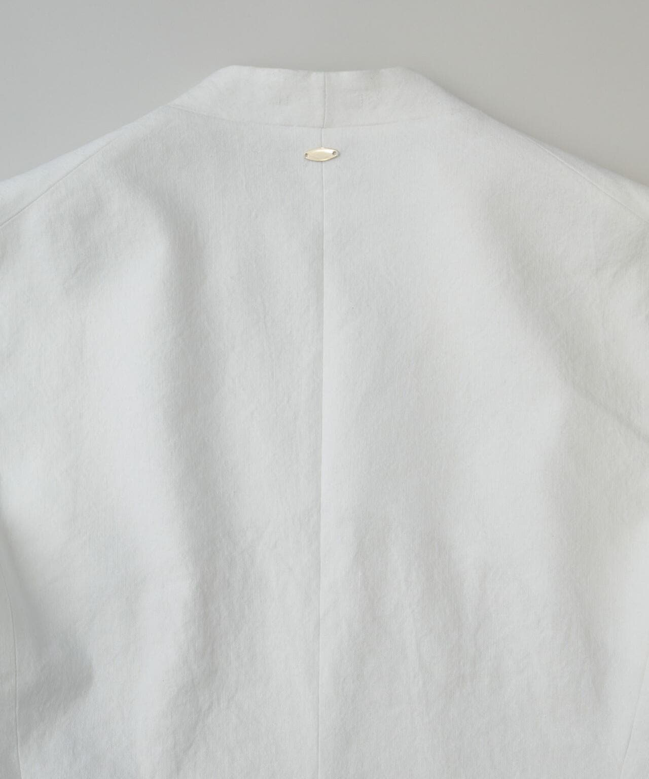 AB.コットン/リネンオックススリーブレスジャケット 6684116207