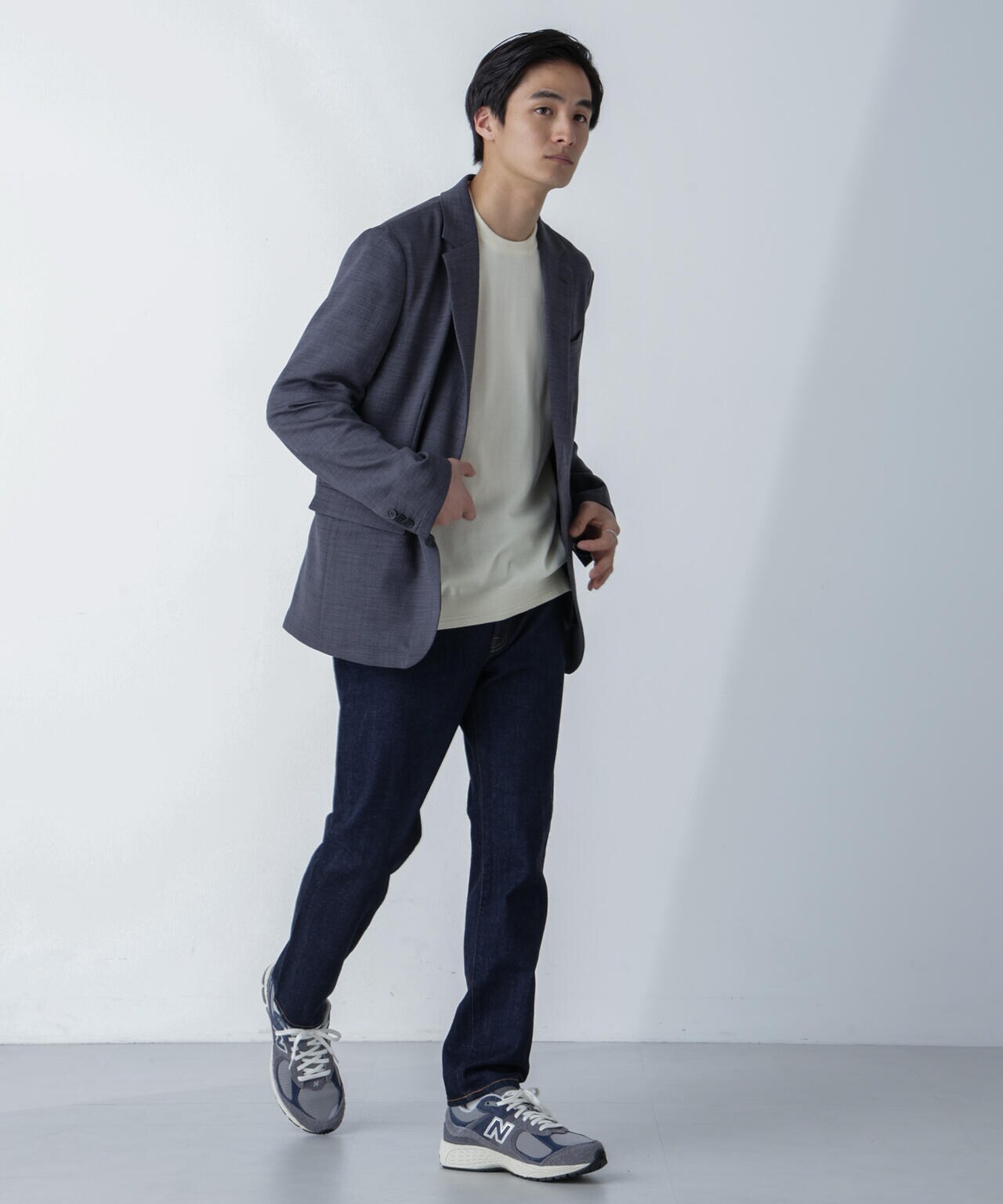 「N JACKET」Reflax(R)スラブツイルストレッチジャケット(セットアップ可) 6684117203