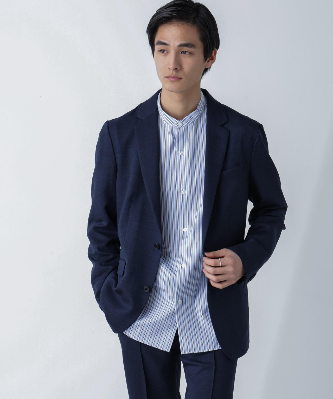「N JACKET」Reflax(R)スラブツイルストレッチジャケット(セットアップ可) 6684117203