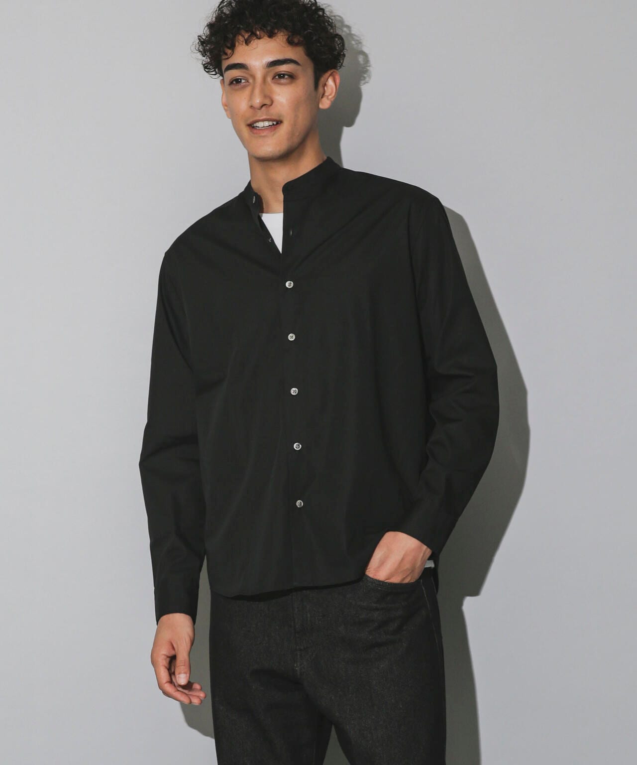 Dior バンドカラーシャツ Christian Diorディオール バンドカラーストライプ アーカイブシャツ