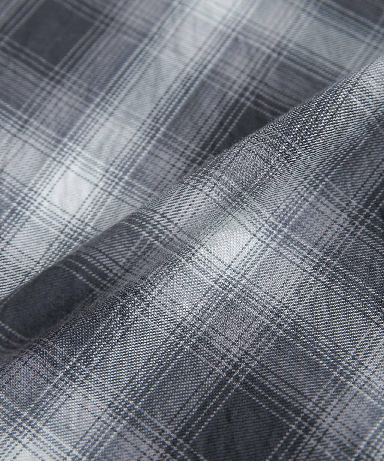 コットンレーヨン オンブレウエスタンシャツ 6684120218