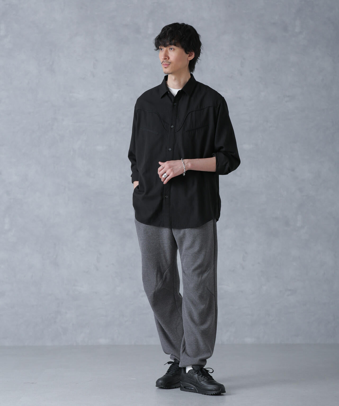 コットンレーヨン ウエスタンシャツ 6684120219