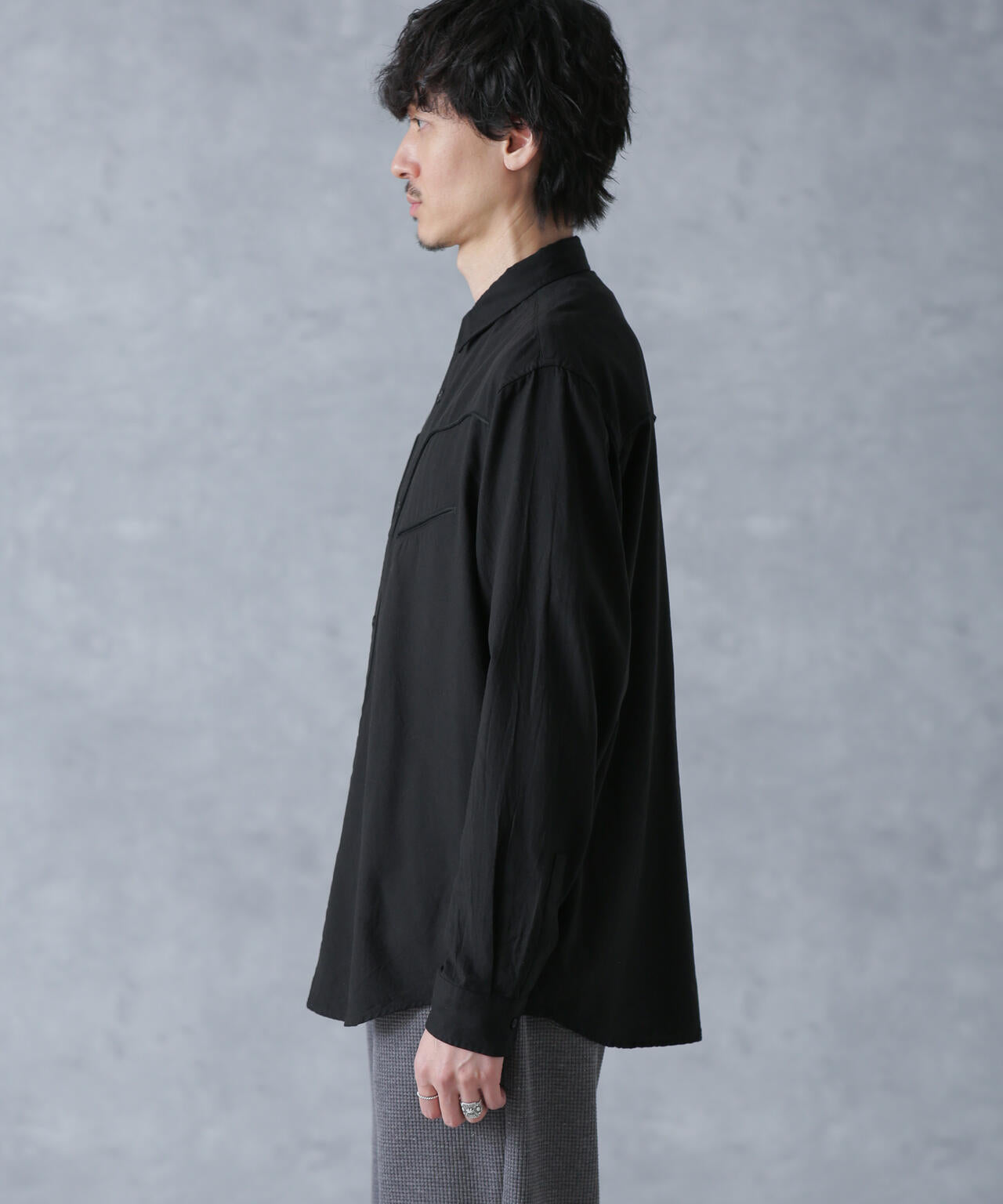 コットンレーヨン ウエスタンシャツ 6684120219