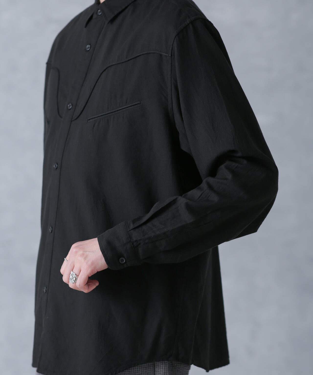 コットンレーヨン ウエスタンシャツ 6684120219