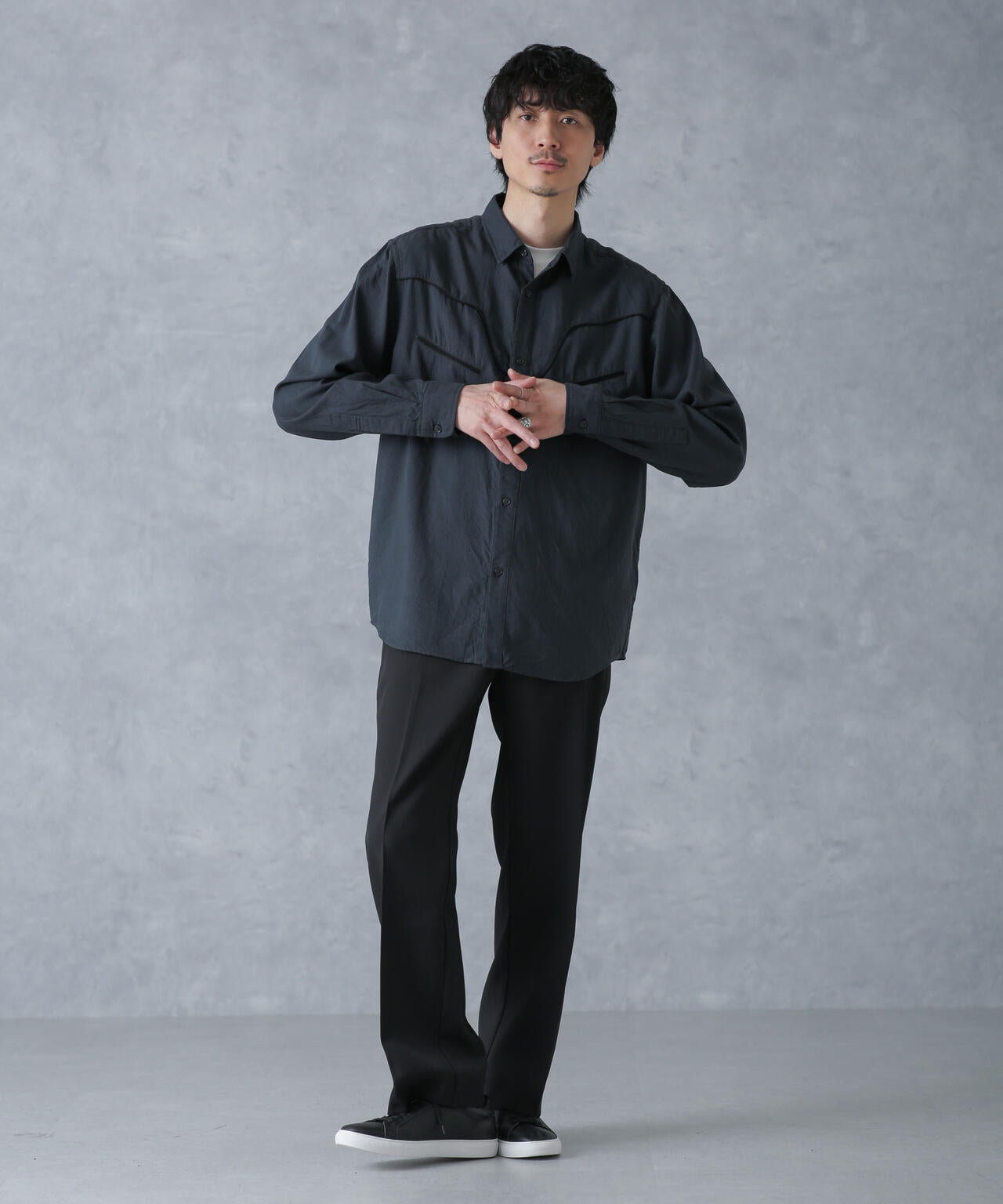 コットンレーヨン ウエスタンシャツ 6684120219